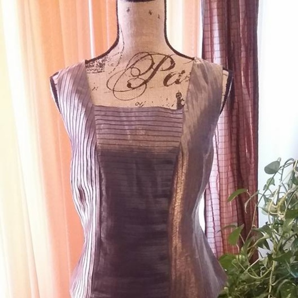 Moshita Couture 3 pc Bronze suit - Picture 1 of 2